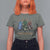 Funny Christmas Hunting T Shirt For Women Season Greetings Camouflage Xmas Tree Reindeers - Wonder Print Shop
