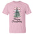 Funny Coquette Merry Christmas T Shirt Pink Bow Xmas Tree - Wonder Print Shop