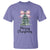 Funny Coquette Merry Christmas T Shirt Pink Bow Xmas Tree - Wonder Print Shop