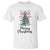 Funny Coquette Merry Christmas T Shirt Pink Bow Xmas Tree - Wonder Print Shop