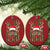 Funny Xmas Reindeer Hunting Camo Flag Christmas Ornament - Wonder Print Shop