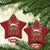 Funny Xmas Reindeer Hunting Camo Flag Christmas Ornament - Wonder Print Shop