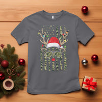 Funny Christmas Reindeer Hunting Camo Flag T Shirt - Wonder Print Shop