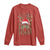 Funny Christmas Reindeer Hunting Camo Flag Long Sleeve Shirt