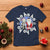 Funny Christmas Hanukkah T Shirt Triple Ho Yo Santa Hebrew Snowflake Menorah - Wonder Print Shop