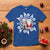 Funny Christmas Hanukkah T Shirt Triple Ho Yo Santa Hebrew Snowflake Menorah - Wonder Print Shop