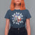 Funny Christmas Hanukkah T Shirt For Women Triple Ho Yo Santa Hebrew Snowflake Menorah - Wonder Print Shop