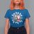 Funny Christmas Hanukkah T Shirt For Women Triple Ho Yo Santa Hebrew Snowflake Menorah - Wonder Print Shop