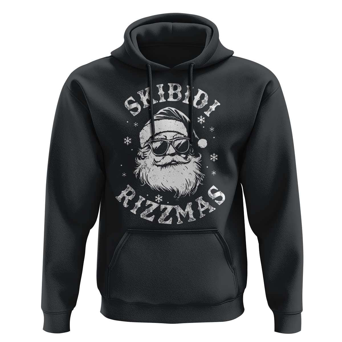 Funny Skibidi Rizzmas Christmas Hoodie Vintage Sigmas Charisma Rizz Cool Santa