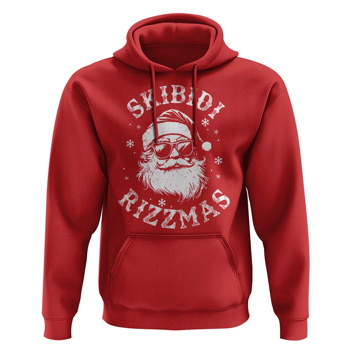 Funny Skibidi Rizzmas Christmas Hoodie Vintage Sigmas Charisma Rizz Cool Santa