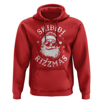 Funny Skibidi Rizzmas Christmas Hoodie Vintage Sigmas Charisma Rizz Cool Santa