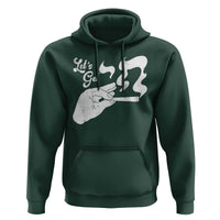 Funny Hebrew Hoodie Let's Get Chai Jewish Vintage Cigarette