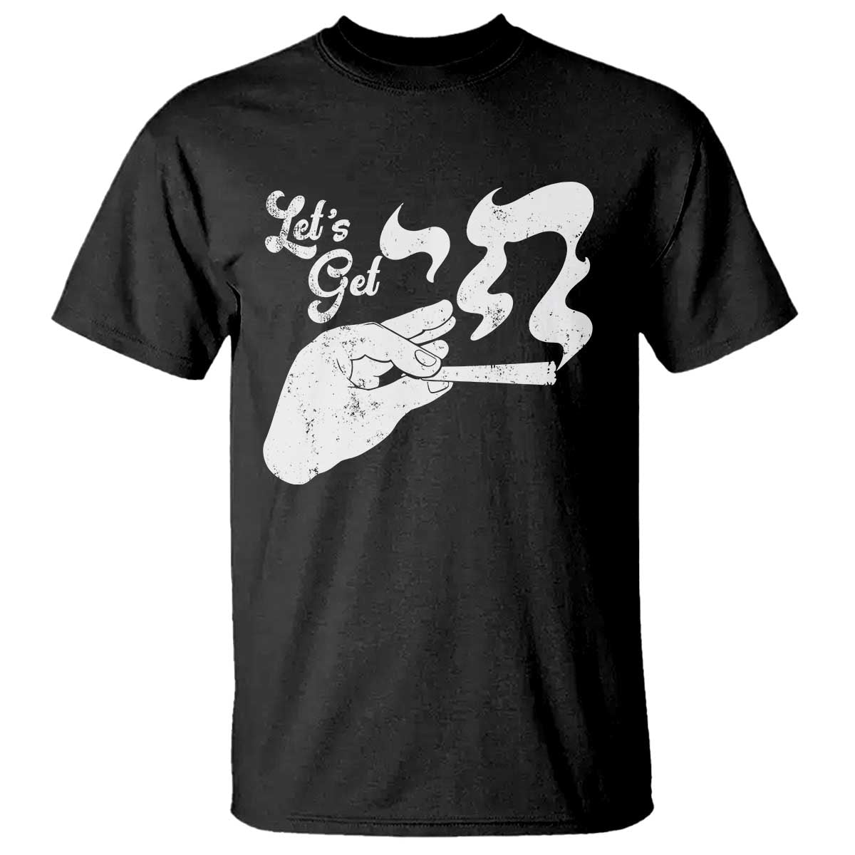 Funny Hebrew T Shirt Let's Get Chai Jewish Vintage Cigarette - Wonder Print Shop