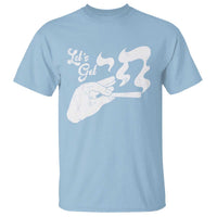 Funny Hebrew T Shirt Let's Get Chai Jewish Vintage Cigarette - Wonder Print Shop