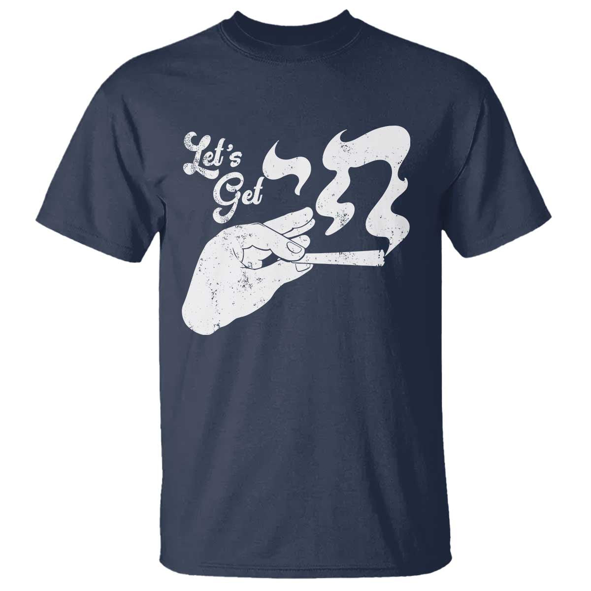 Funny Hebrew T Shirt Let's Get Chai Jewish Vintage Cigarette - Wonder Print Shop