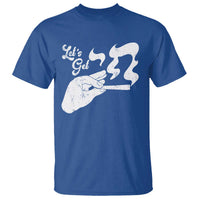 Funny Hebrew T Shirt Let's Get Chai Jewish Vintage Cigarette - Wonder Print Shop