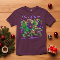 Christmas Cajun Louisiana Saint Symbol Alligator Pelican Xmas Tree T Shirt - Wonder Print Shop