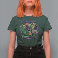 Christmas Cajun Louisiana Saint Symbol Alligator Pelican Xmas Tree T Shirt For Women - Wonder Print Shop