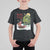 Funny Christmas Cajun Louisiana T Shirt For Kid Rockin' Around The Cypress Trees Santa Alligator - Wonder Print Shop