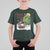 Funny Christmas Cajun Louisiana T Shirt For Kid Rockin' Around The Cypress Trees Santa Alligator - Wonder Print Shop
