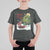 Funny Christmas Cajun Louisiana T Shirt For Kid Rockin' Around The Cypress Trees Santa Alligator - Wonder Print Shop