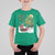 Funny Christmas Cajun Louisiana T Shirt For Kid Rockin' Around The Cypress Trees Santa Alligator - Wonder Print Shop