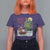 Funny Christmas Cajun Louisiana T Shirt For Women Rockin' Around The Cypress Trees Santa Alligator - Wonder Print Shop