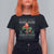 Merry Cajun Louisiana Christmas Santa Saint Symbol Crawfish T Shirt For Women - Wonder Print Shop