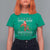 Merry Cajun Louisiana Christmas Santa Saint Symbol Crawfish T Shirt For Women - Wonder Print Shop
