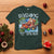 Funny Christmas Cajun Louisiana T Shirt Dashing Through The Sneaux Santa Alligator - Wonder Print Shop
