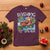 Funny Christmas Cajun Louisiana T Shirt Dashing Through The Sneaux Santa Alligator - Wonder Print Shop