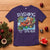 Funny Christmas Cajun Louisiana T Shirt Dashing Through The Sneaux Santa Alligator - Wonder Print Shop