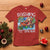 Funny Christmas Cajun Louisiana T Shirt Dashing Through The Sneaux Santa Alligator - Wonder Print Shop