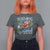Funny Christmas Cajun Louisiana T Shirt For Women Dashing Through The Sneaux Santa Alligator - Wonder Print Shop