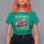 Funny Christmas Cajun Louisiana T Shirt For Women Dashing Through The Sneaux Santa Alligator - Wonder Print Shop
