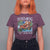 Funny Christmas Cajun Louisiana T Shirt For Women Dashing Through The Sneaux Santa Alligator - Wonder Print Shop