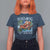 Funny Christmas Cajun Louisiana T Shirt For Women Dashing Through The Sneaux Santa Alligator - Wonder Print Shop