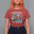 Funny Christmas Cajun Louisiana T Shirt For Women Dashing Through The Sneaux Santa Alligator - Wonder Print Shop
