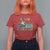 Funny Christmas Cajun Louisiana T Shirt For Women Heaux Heaux Heaux Santa Alligator - Wonder Print Shop