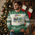 Funny Xmas Cajun Louisiana Ugly Christmas Sweater Heaux Heaux Heaux Santa Alligator - Wonder Print Shop