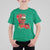 Funny Christmas Cajun T Shirt For Kid Triple Heaux Santa Louisiana Map Crawfish - Wonder Print Shop