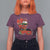Funny Christmas Cajun T Shirt For Women Triple Heaux Santa Louisiana Map Crawfish - Wonder Print Shop