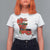 Funny Christmas Cajun T Shirt For Women Triple Heaux Santa Louisiana Map Crawfish - Wonder Print Shop