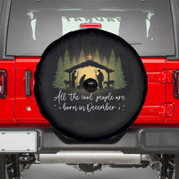 Christmas December Birthday Spare Tire Cover All The Cool People Are Born In December Christian Xmas - Wonder Print Shop