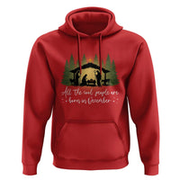 Christmas December Birthday Hoodie All The Cool People Are Born In December Christian Xmas - Wonder Print Shop