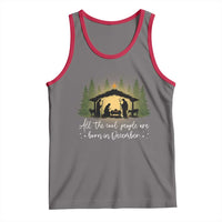 Christmas December Birthday Tank Top All The Cool People Are Born In December Christian Xmas - Wonder Print Shop