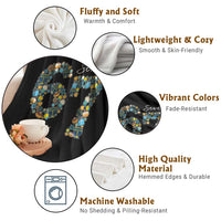 Funny Hanukkah 67 Throw Blanket Six Seven Meme Chanukah Dreidel Gelt Star Of David - Wonder Print Shop