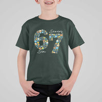 Funny Hanukkah 67 T Shirt For Kid Six Seven Meme Chanukah Dreidel Gelt Star Of David - Wonder Print Shop