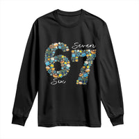 Funny Hanukkah 67 Long Sleeve Shirt Six Seven Meme Chanukah Dreidel Gelt Star Of David - Wonder Print Shop