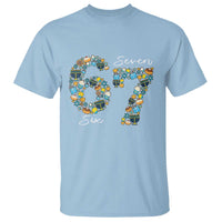 Funny Hanukkah 67 T Shirt Six Seven Meme Chanukah Dreidel Gelt Star Of David - Wonder Print Shop